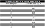 TÊNIS NIKE ZOOM BONDI 6 PRETO BRANCO