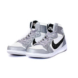 BOTA AIR JORDAN 1 HIGH Dior Branco-Cinza