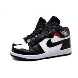 BOTA AIR JORDAN 1 HIGH Preta-Vermelha-Branca