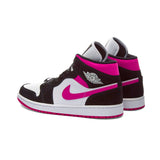 BOTA AIR JORDAN 1 HIGH Preto-Rosa
