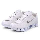 TÊNIS NIKE SHOX 12 MOLAS TODO BRANCO BRANCO
